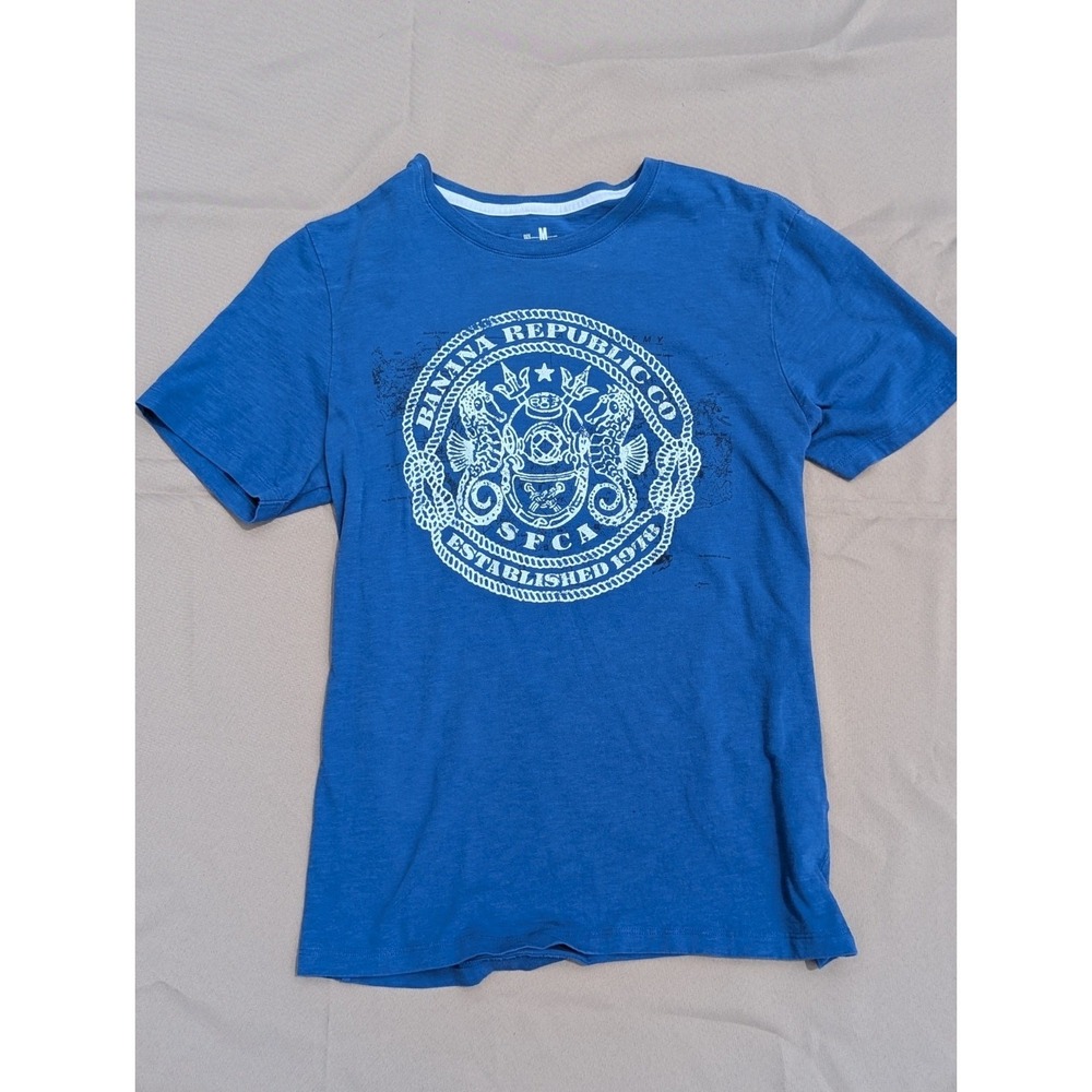 Banana Republic SFCA Established 1978 Blue T-shirt Size Medium